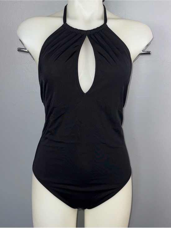 PINK Victoria's Secret Other - PINK Victoria’s Secret One Piece Bathing Suit Womens Large Black Halter Classic